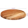 Tabla de cortar madera maciza de acacia Ø40x2,5 cm de , Tablas de cortar - Ref: Foro24-356968, Precio: 33,99 €, Descuento: %