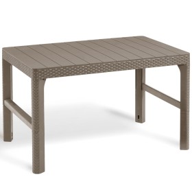 Keter Lyon garden table cappuccino color by , Garden tables - Ref: Foro24-420015, Price: 117,56 €, Discount: %