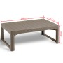 Keter Mesa de jardín Lyon color capuchino de , Mesas de jardín - Ref: Foro24-420015, Precio: 120,99 €, Descuento: %