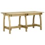 Mesa de jardín de madera de pino impregnada 160x74x75 cm de , Mesas de jardín - Ref: Foro24-318404, Precio: 174,63 €, Descuen...