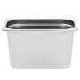 Gastronorm trays 4 units GN 1/3 200 mm stainless steel by vidaXL, Buckets for steam tables - Ref: Foro24-50897, Price: 56,79 ...