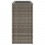 Mesa auxiliar jardín tapa vidrio ratán PE gris 58x27,5x55 cm de , Mesas de jardín - Ref: Foro24-366133, Precio: 72,99 €, Desc...