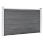 Valla de jardín de WPC gris 699x106 cm de , Paneles de vallas - Ref: Foro24-3053249, Precio: 709,31 €, Descuento: %