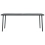 Mesa de jardín de acero gris oscuro 180x83x72 cm de , Mesas de jardín - Ref: Foro24-46632, Precio: 278,99 €, Descuento: %