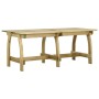 Mesa de jardín de madera de pino impregnada 220x74x75 cm de , Mesas de jardín - Ref: Foro24-318405, Precio: 222,83 €, Descuen...