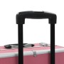 Maletín trolley de maquillaje de aluminio rosa de vidaXL, Neceseres - Ref: Foro24-91816, Precio: 103,99 €, Descuento: %