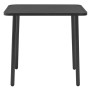 Dark gray steel garden table 80x80x72 cm by , Garden tables - Ref: Foro24-44258, Price: 149,99 €, Discount: %