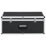 Storage boxes 2 units black aluminum by vidaXL, Toolboxes - Ref: Foro24-91851, Price: 111,89 €, Discount: %