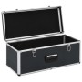 Storage boxes 2 units black aluminum by vidaXL, Toolboxes - Ref: Foro24-91851, Price: 111,89 €, Discount: %