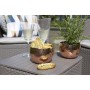 Keter Luzon garden side table round wicker cappuccino color by , Garden tables - Ref: Foro24-408950, Price: 55,10 €, Discount: %