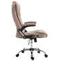 Silla de oficina de poliéster gris taupe de vidaXL, Sillas de oficina - Ref: Foro24-20239, Precio: 203,90 €, Descuento: %