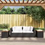 Garten Beistelltische 2 Stk Rattanholz schwarz 55x34x37cm von , Gartentische - Ref: Foro24-365980, Preis: 65,49 €, Rabatt: %