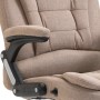 Silla de oficina de poliéster gris taupe de vidaXL, Sillas de oficina - Ref: Foro24-20239, Precio: 203,90 €, Descuento: %