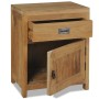 Solid teak wood bedside table 40x30x50 cm by vidaXL, Nightstands - Ref: Foro24-244484, Price: 123,93 €, Discount: %