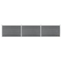 Gray WPC garden fence 526x106 cm by , fence panels - Ref: Foro24-3053248, Price: 554,60 €, Discount: %