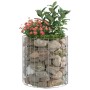 Circular galvanized steel gabion post Ø50x50 cm by , fence panels - Ref: Foro24-152015, Price: 26,23 €, Discount: %