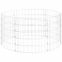 Circular galvanized steel gabion post Ø100x50 cm by , fence panels - Ref: Foro24-152017, Price: 42,42 €, Discount: %