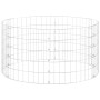 Circular galvanized steel gabion post Ø100x50 cm by , fence panels - Ref: Foro24-152017, Price: 42,42 €, Discount: %