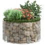 Circular galvanized steel gabion post Ø100x50 cm by , fence panels - Ref: Foro24-152017, Price: 42,42 €, Discount: %