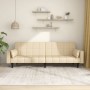 Two-seater sofa bed with two cream-colored fabric pillows by , Sofas - Ref: Foro24-375836, Price: 253,01 €, Discount: %