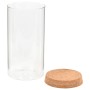 Storage jars with cork lids 6 units 1400 ml by vidaXL, Cookie Jars - Ref: Foro24-50841, Price: 41,36 €, Discount: %