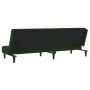 Sofá cama de 2 plazas terciopelo verde oscuro de , Sofás - Ref: Foro24-375843, Precio: 225,70 €, Descuento: %