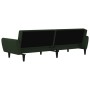 Sofá cama de 2 plazas terciopelo verde oscuro de , Sofás - Ref: Foro24-375860, Precio: 241,49 €, Descuento: %