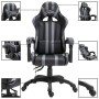 Silla de gaming de cuero sintético gris de vidaXL, Sillones para videojuegos - Ref: Foro24-20212, Precio: 183,04 €, Descuento: %