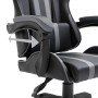 Silla de gaming de cuero sintético gris de vidaXL, Sillones para videojuegos - Ref: Foro24-20212, Precio: 183,04 €, Descuento: %