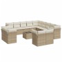 Set sofás de jardín 14 pzas con cojines ratán sintético beige de , Conjuntos de jardín - Ref: Foro24-3218558, Precio: 1,00 €,...