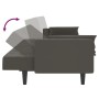 Sofá cama de 2 plazas con dos almohadas terciopelo gris oscuro de , Sofás - Ref: Foro24-375848, Precio: 257,58 €, Descuento: %