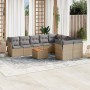 Set Gartensofas mit beigen Kissen 10 Stück synthetisches Rattan von , Gartensets - Ref: Foro24-3223819, Preis: 628,58 €, Raba...