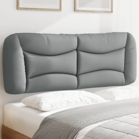 Padded headboard light gray fabric 120 cm by , Headboards and footboards - Ref: Foro24-374561, Price: 61,94 €, Discount: %