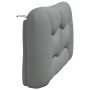 Padded headboard light gray fabric 120 cm by , Headboards and footboards - Ref: Foro24-374561, Price: 61,94 €, Discount: %