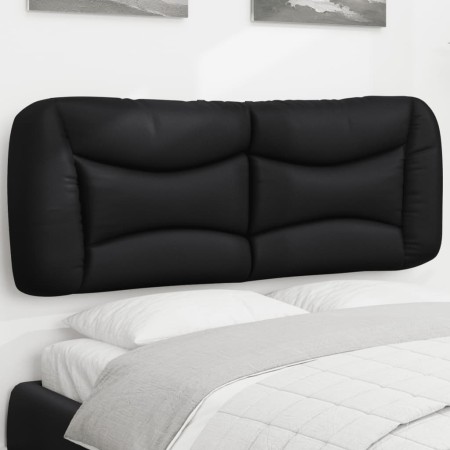 Black synthetic leather padded bed headboard 120 cm by , Headboards and footboards - Ref: Foro24-374568, Price: 62,15 €, Disc...