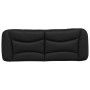 Black synthetic leather padded bed headboard 120 cm by , Headboards and footboards - Ref: Foro24-374568, Price: 62,15 €, Disc...