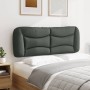 Dark gray fabric padded headboard 140 cm by , Headboards and footboards - Ref: Foro24-374577, Price: 72,64 €, Discount: %