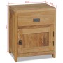 Solid teak wood bedside table 40x30x50 cm by vidaXL, Nightstands - Ref: Foro24-244484, Price: 123,93 €, Discount: %