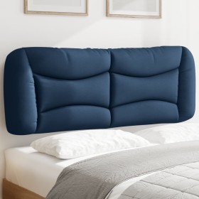 Cabecero de cama acolchado tela azul 140 cm de , Cabeceros y pies de cama - Ref: Foro24-374582, Precio: 72,99 €, Descuento: %