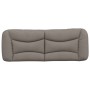 Cabecero de cama acolchado tela gris taupé 140 cm de , Cabeceros y pies de cama - Ref: Foro24-374580, Precio: 80,44 €, Descue...