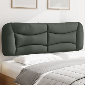 Padded headboard dark gray fabric 160 cm by , Headboards and footboards - Ref: Foro24-374589, Price: 74,16 €, Discount: %