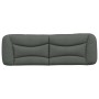 Cabecero de cama acolchado tela gris oscuro 160 cm de , Cabeceros y pies de cama - Ref: Foro24-374589, Precio: 74,04 €, Descu...