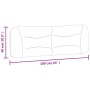 Cabecero de cama acolchado tela gris oscuro 160 cm de , Cabeceros y pies de cama - Ref: Foro24-374589, Precio: 74,04 €, Descu...