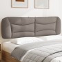 Padded headboard in gray taupe fabric, 180 cm. by , Headboards and footboards - Ref: Foro24-374604, Price: 86,74 €, Discount: %