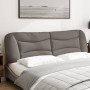 Padded headboard in gray taupe fabric, 180 cm. by , Headboards and footboards - Ref: Foro24-374604, Price: 86,74 €, Discount: %