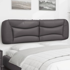 Cabecero de cama acolchado cuero sintético gris 180 cm de , Cabeceros y pies de cama - Ref: Foro24-374610, Precio: 88,45 €, D...