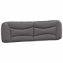 Cabecero de cama acolchado cuero sintético gris 180 cm de , Cabeceros y pies de cama - Ref: Foro24-374610, Precio: 88,45 €, D...