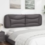 Cabecero de cama acolchado cuero sintético gris 180 cm de , Cabeceros y pies de cama - Ref: Foro24-374610, Precio: 88,45 €, D...