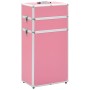 Pink aluminum makeup trolley case by vidaXL, toiletry bags - Ref: Foro24-91820, Price: 112,97 €, Discount: %