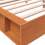 Estructura de cama madera maciza pino marrón cera 180x200 cm de , Camas y somieres - Ref: Foro24-3211841, Precio: 181,43 €, D...